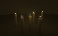 candle 3d model