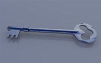 Old Key 3d model