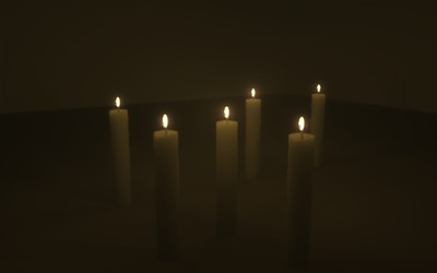 Candles Final with Lens Glare
