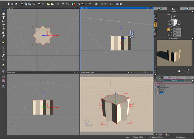 Scatter Rotate Example